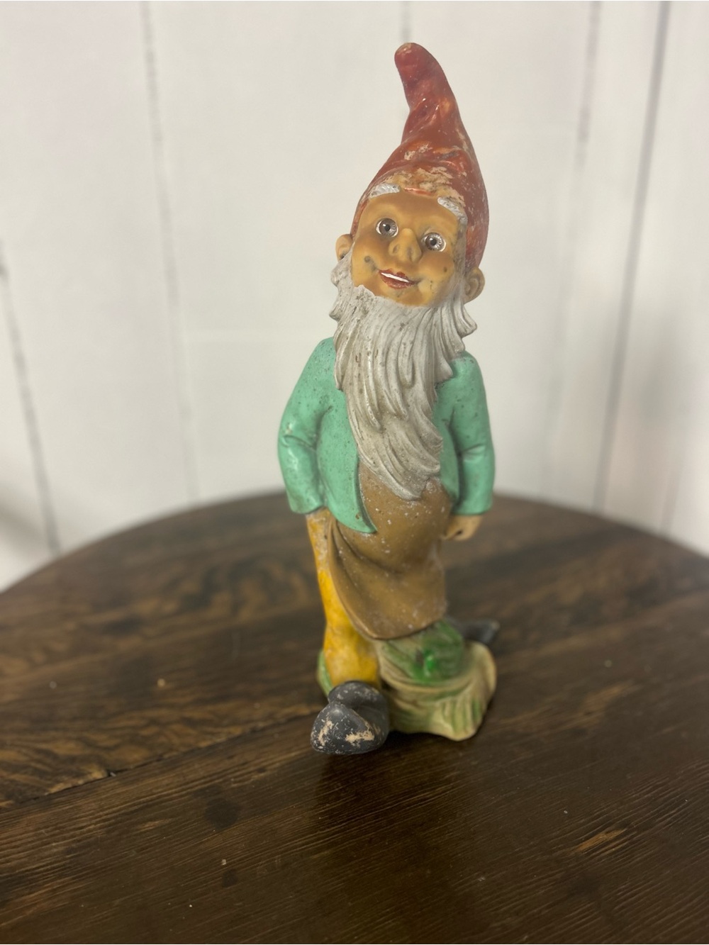 Vintage Rubber Garden Gnome, Heissmer 915 West Germany, circa 1920-1940